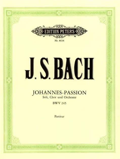 johannes passion bach tekst
